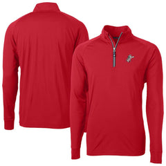 Cincinnati Reds Cutter & Buck Patriotic Logo Adapt Eco Knit Stretch Recycled Quarter-Zip Pullover Top | MLB For sale
