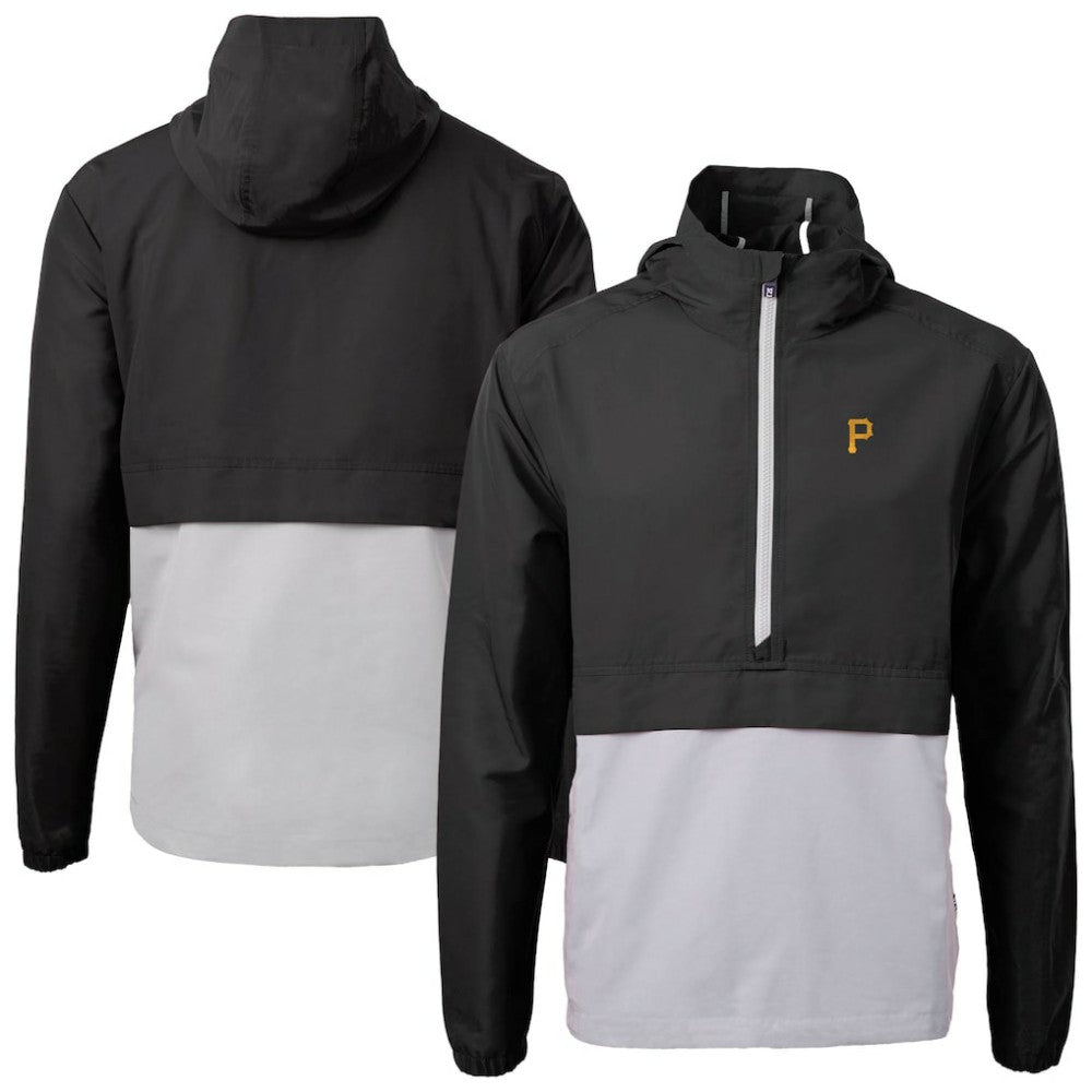 Pittsburgh Pirates Cutter & Buck Charter Eco Recycled Half-Zip Anorak Jacket | MLB US