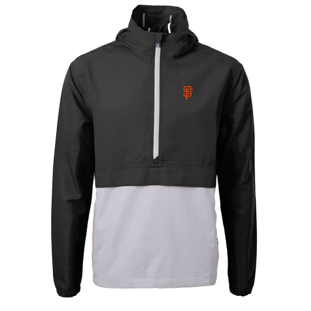 San Francisco Giants Cutter & Buck Charter Eco Recycled Half-Zip Anorak Jacket | MLB Online