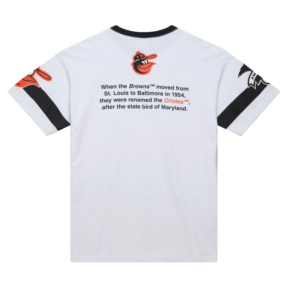 Baltimore Orioles Mitchell & Ness Cooperstown Collection Team Origins Premium T-Shirt | MLB For sale
