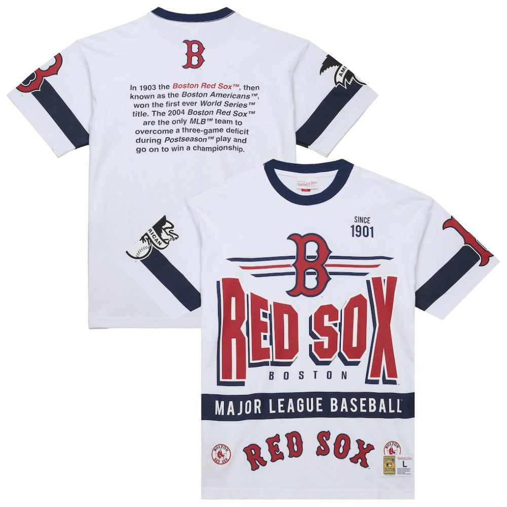 Boston Red Sox Mitchell & Ness Cooperstown Collection Team Origins Premium T-Shirt | MLB Discount