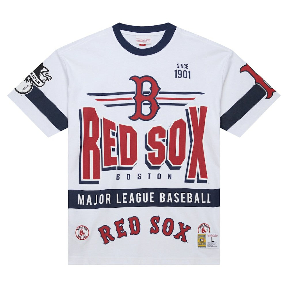 Boston Red Sox Mitchell & Ness Cooperstown Collection Team Origins Premium T-Shirt | MLB Discount