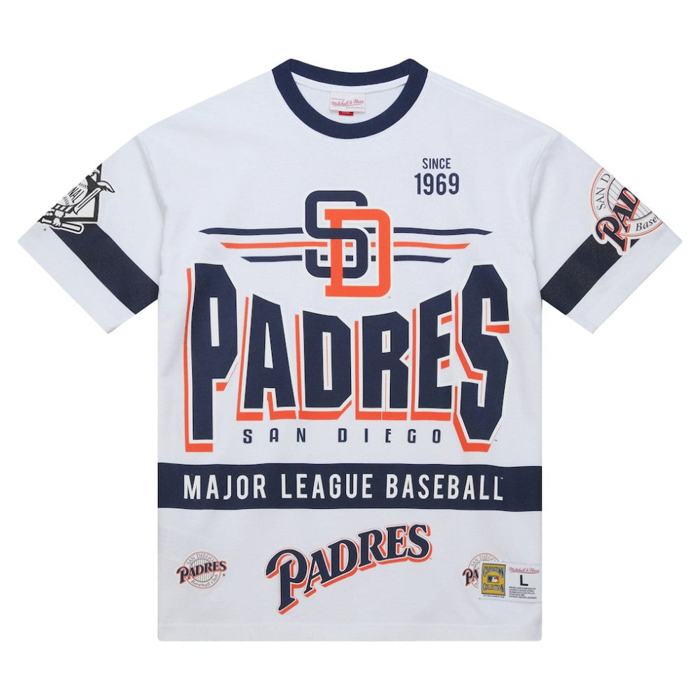 San Diego Padres Mitchell & Ness Cooperstown Collection Team Origins Premium T-Shirt | MLB Outlet