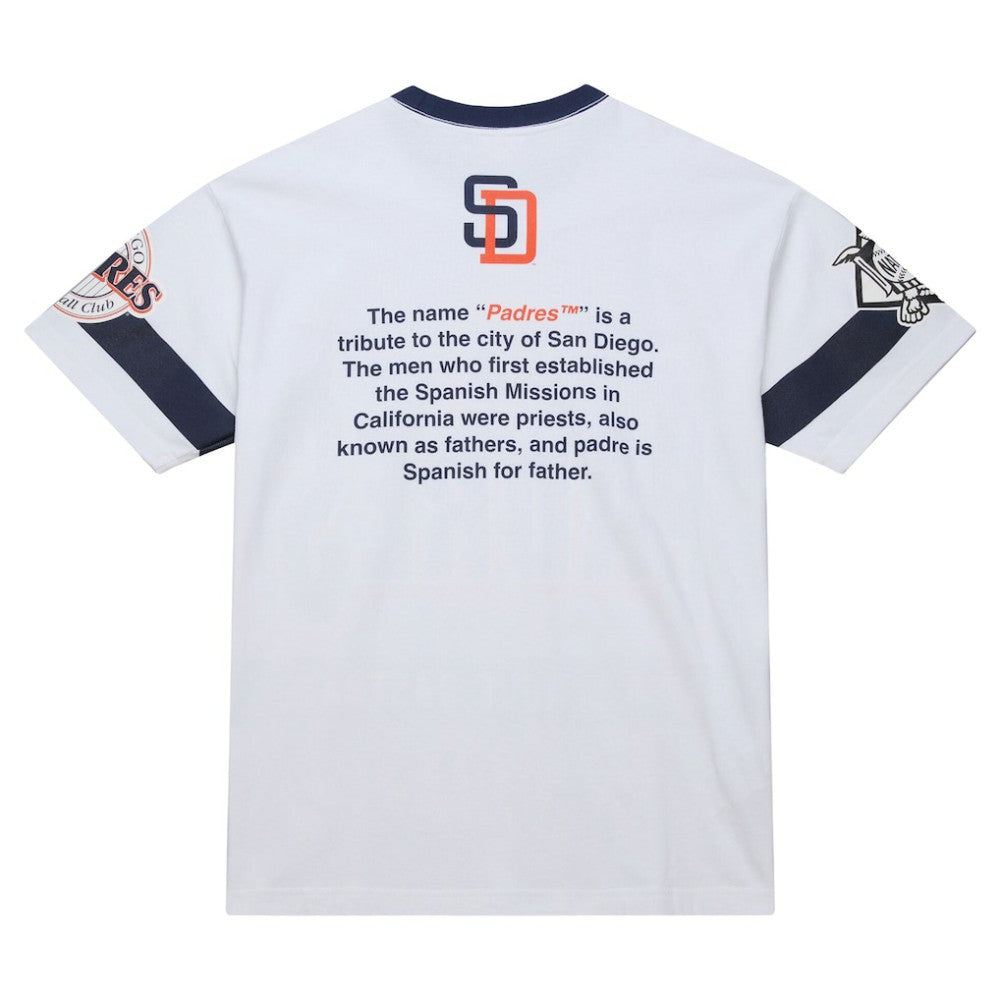 San Diego Padres Mitchell & Ness Cooperstown Collection Team Origins Premium T-Shirt | MLB Outlet
