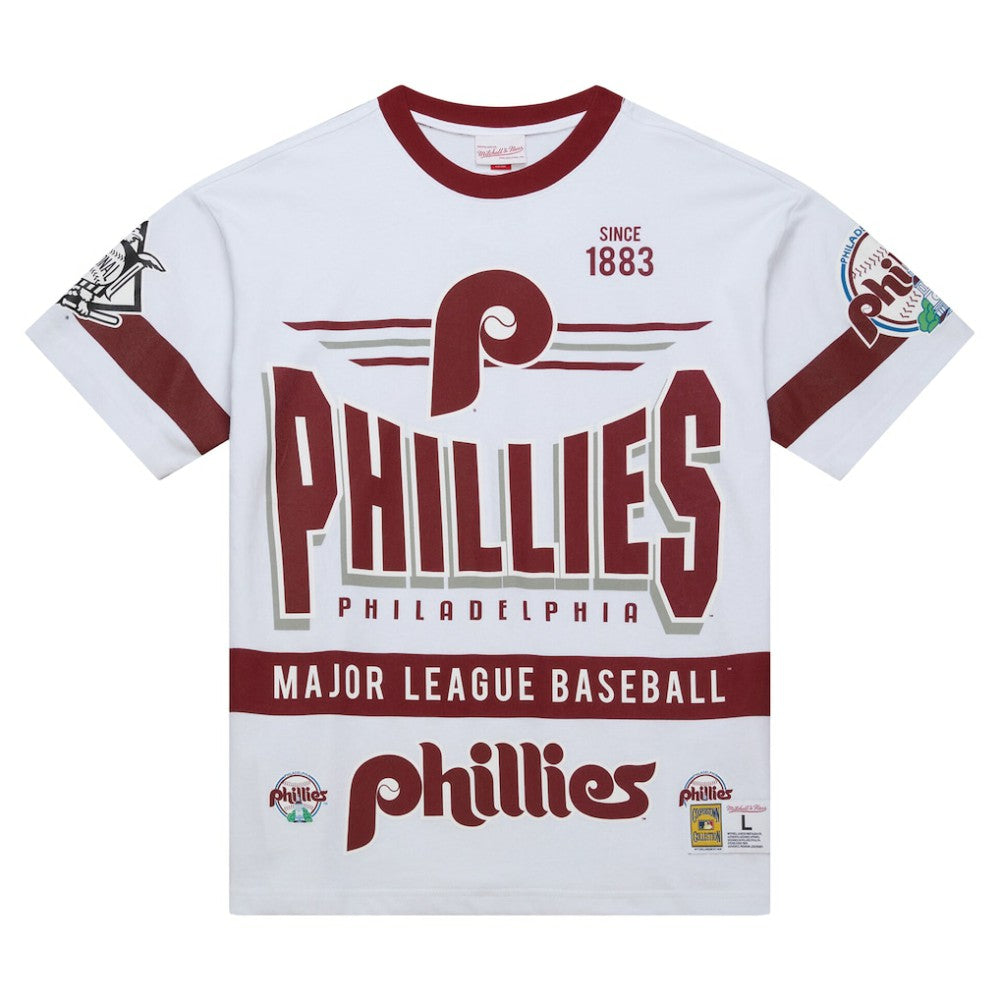 Philadelphia Phillies Mitchell & Ness Cooperstown Collection Team Origins Premium T-Shirt | MLB Shop