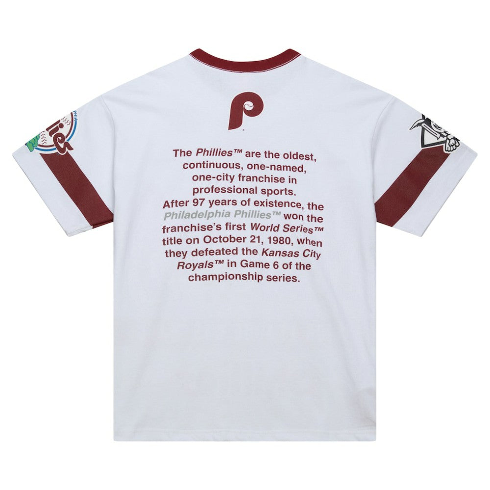 Philadelphia Phillies Mitchell & Ness Cooperstown Collection Team Origins Premium T-Shirt | MLB Shop