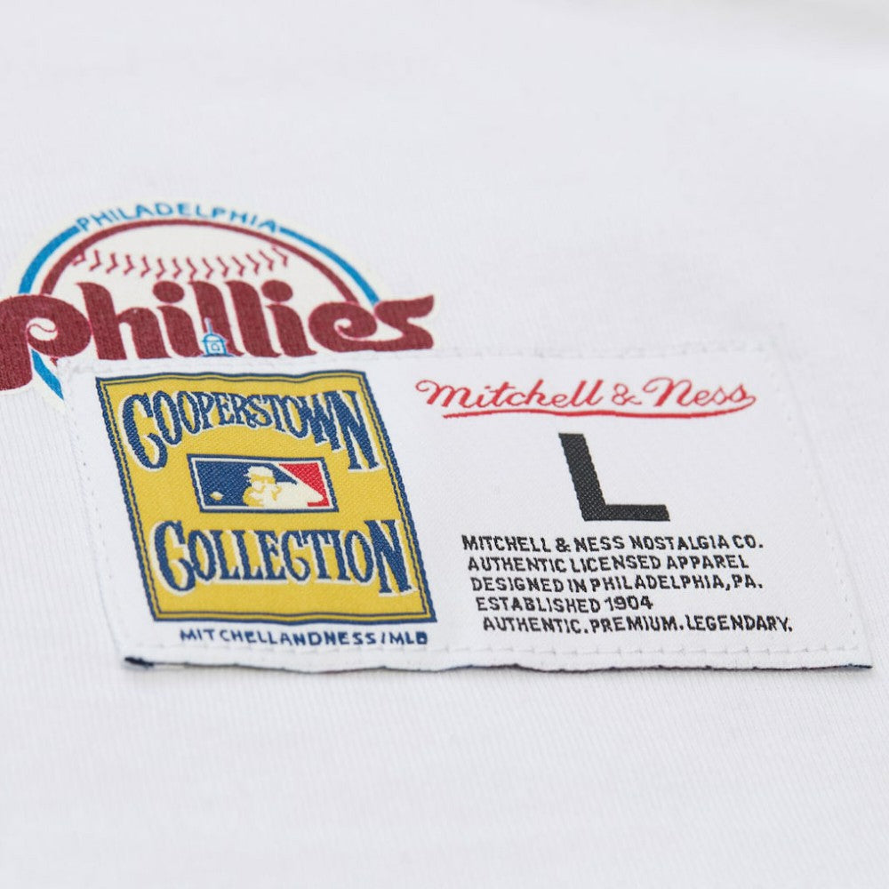 Philadelphia Phillies Mitchell & Ness Cooperstown Collection Team Origins Premium T-Shirt | MLB Shop