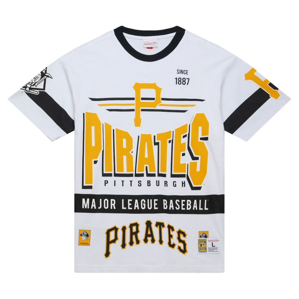 Pittsburgh Pirates Mitchell & Ness Cooperstown Collection Team Origins Premium T-Shirt | MLB On Sale