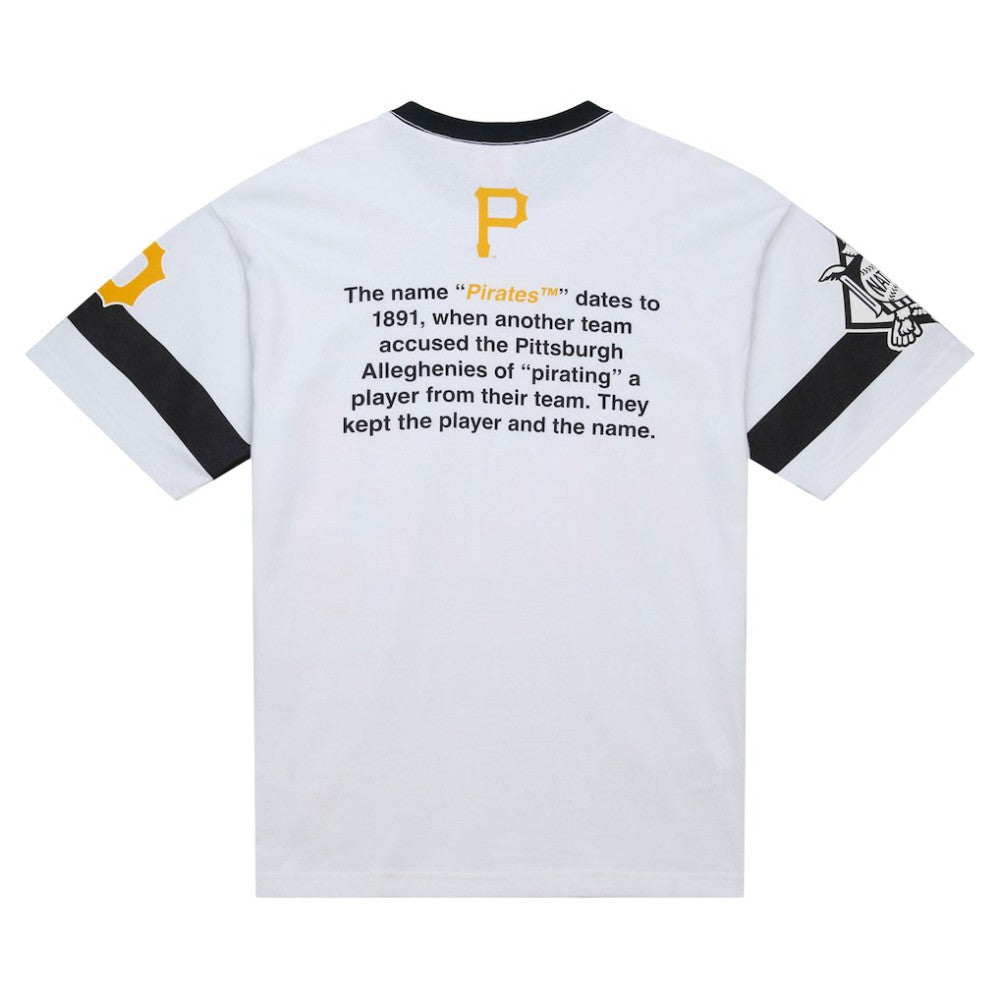 Pittsburgh Pirates Mitchell & Ness Cooperstown Collection Team Origins Premium T-Shirt | MLB On Sale