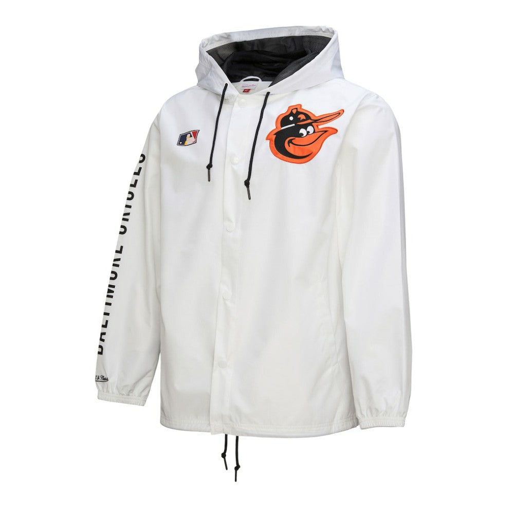 Baltimore Orioles Mitchell & Ness Vintage Full-Snap Hooded Coaches Jacket | MLB Sale