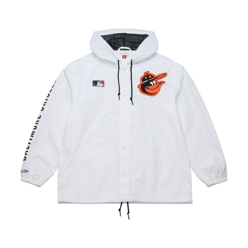Baltimore Orioles Mitchell & Ness Vintage Full-Snap Hooded Coaches Jacket | MLB Sale