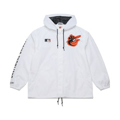 Baltimore Orioles Mitchell & Ness Vintage Full-Snap Hooded Coaches Jacket | MLB Sale