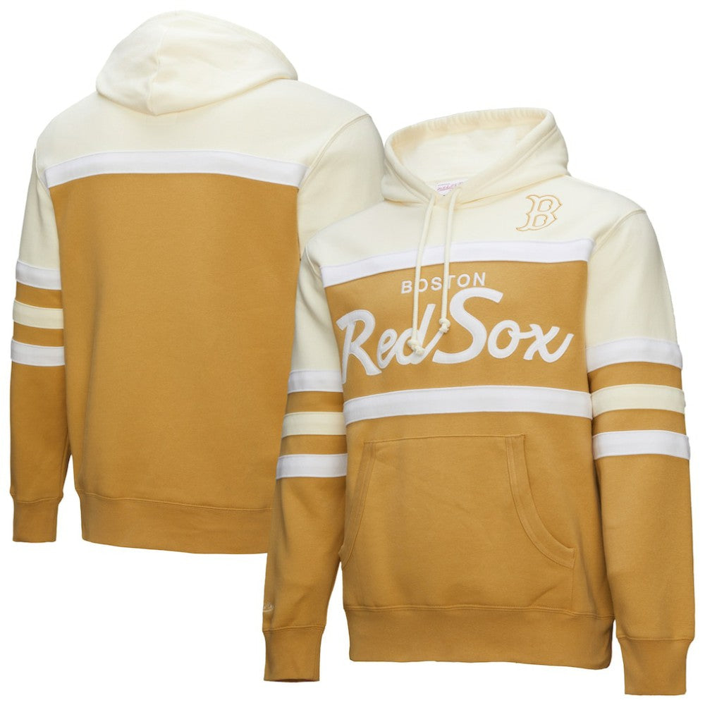 Boston Red Sox Mitchell & Ness Head Coach Pullover Hoodie | MLB New