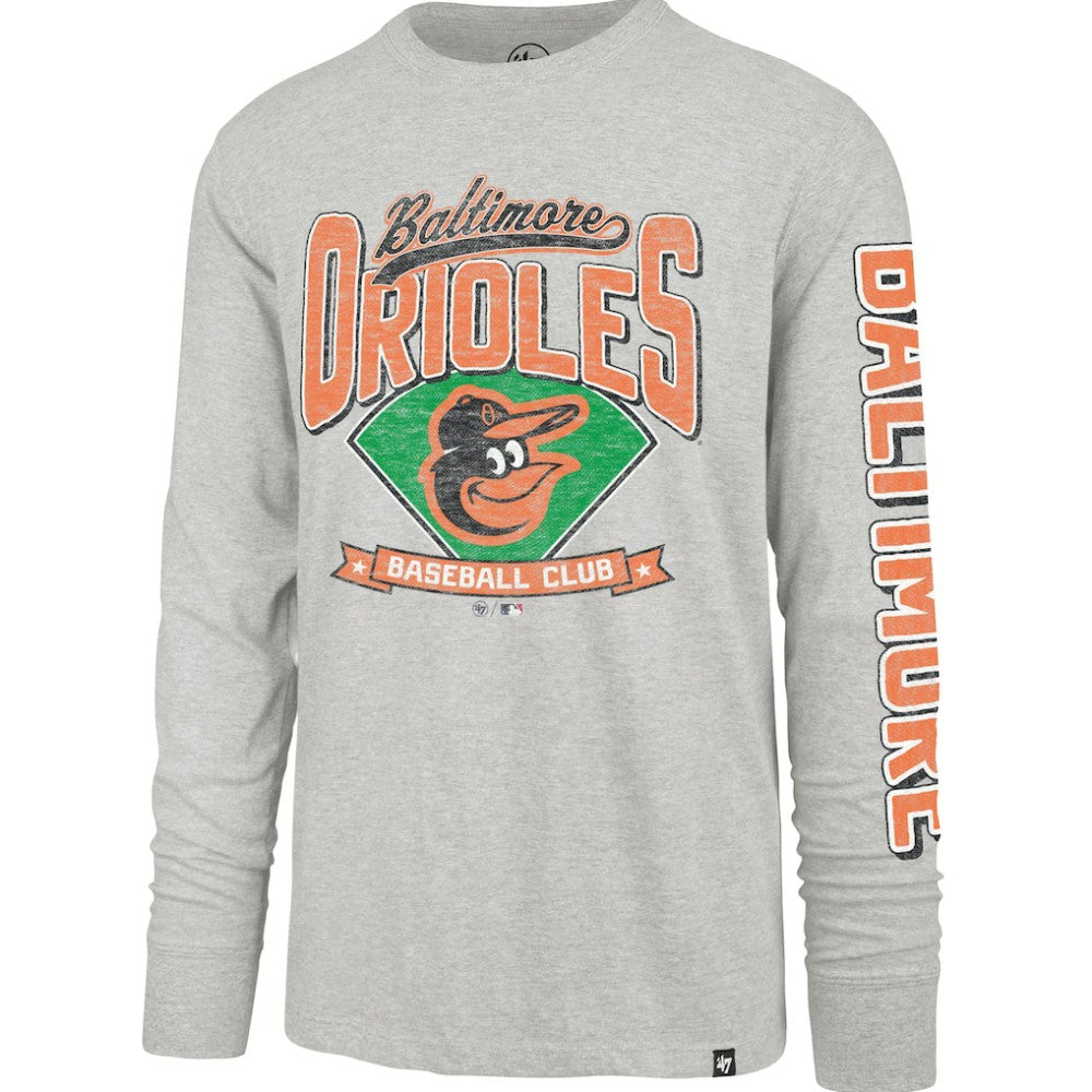 Baltimore Orioles '47 Fair Ball Franklin Long Sleeve T-Shirt | MLB Shop