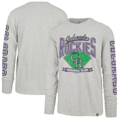Colorado Rockies '47 Fair Ball Franklin Long Sleeve T-Shirt | MLB Outlet