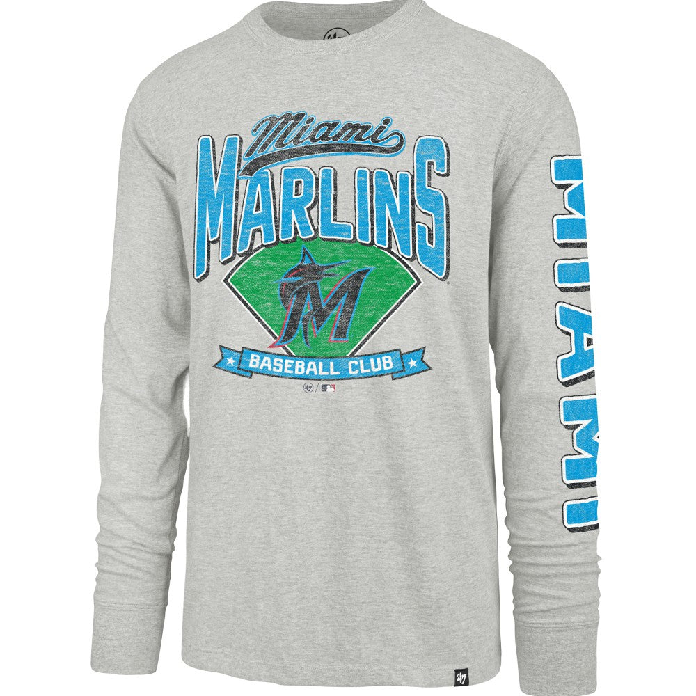 Miami Marlins '47 Fair Ball Franklin Long Sleeve T-Shirt | MLB Sale