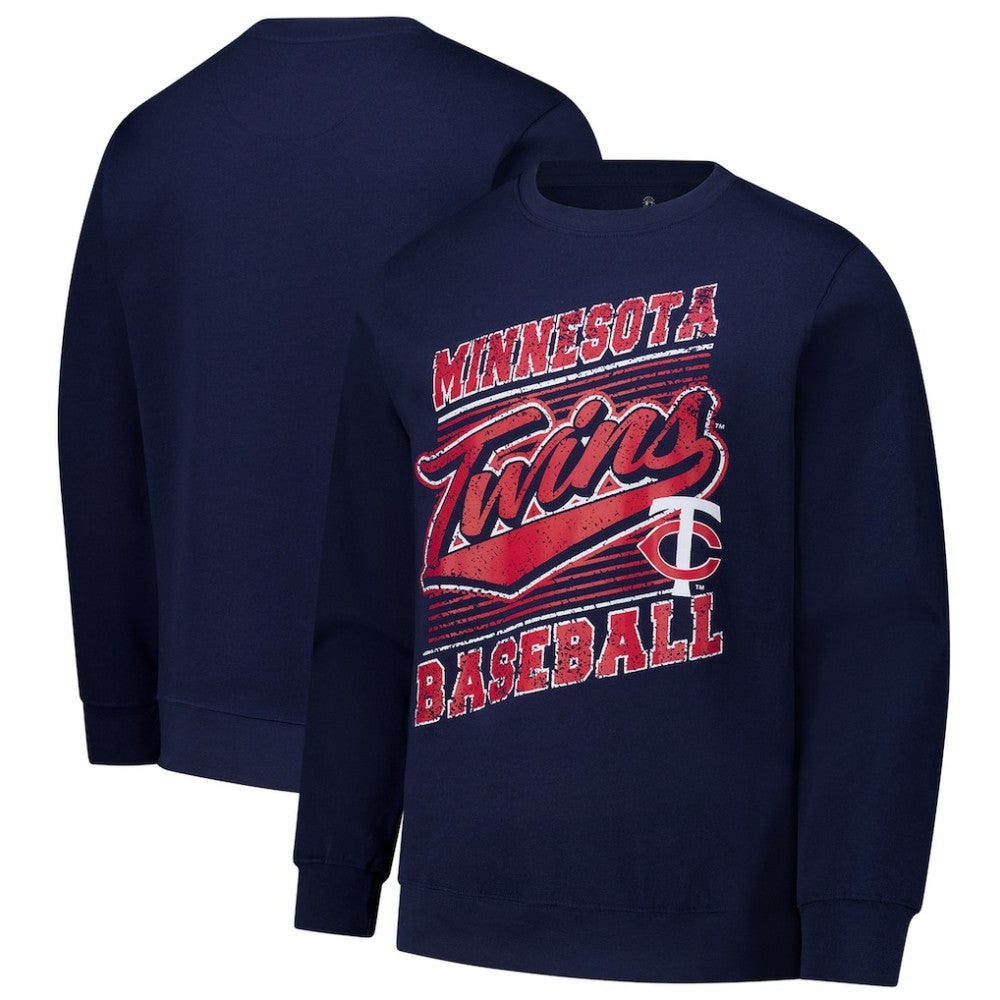 Minnesota Twins Stitches Lightweight Crew Sweatshirt | MLB New