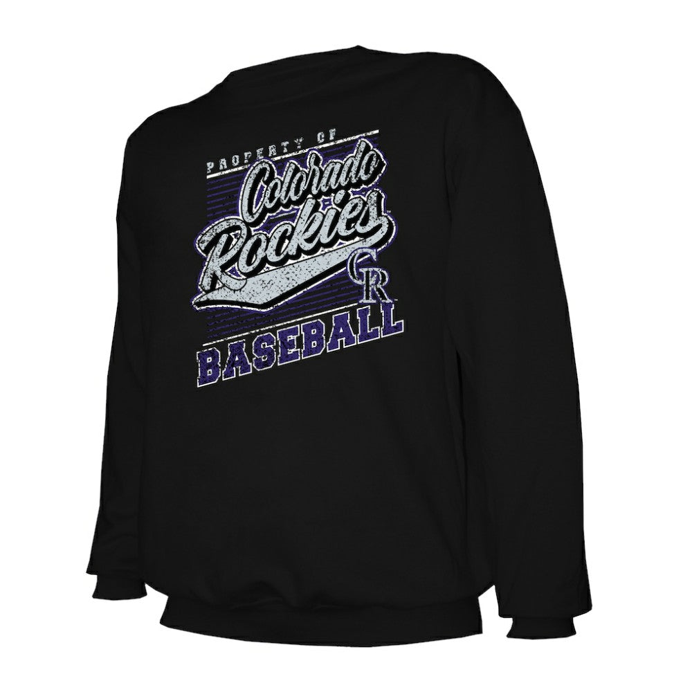 Colorado Rockies Stitches Lightweight Crew Sweatshirt | MLB For sale