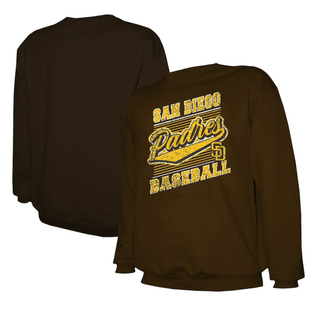San Diego Padres Stitches Lightweight Crew Sweatshirt | MLB On Sale