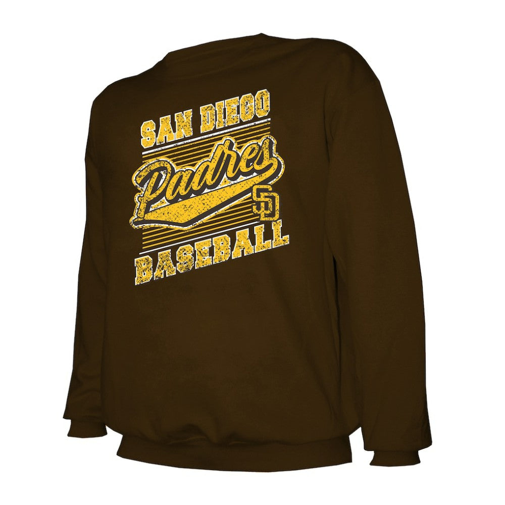 San Diego Padres Stitches Lightweight Crew Sweatshirt | MLB On Sale