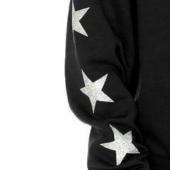 Green Bay Packers  Gameday Couture Women's Rhinestone Star Sleeve Settle the Score Oversized Tri-Blend Pullover