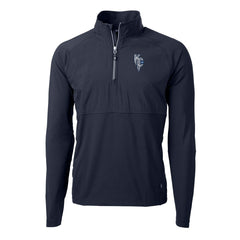 Kansas City Royals Cutter & Buck Adapt Eco Knit Hybrid Recycled Quarter-Zip Pullover Top | MLB Outlet