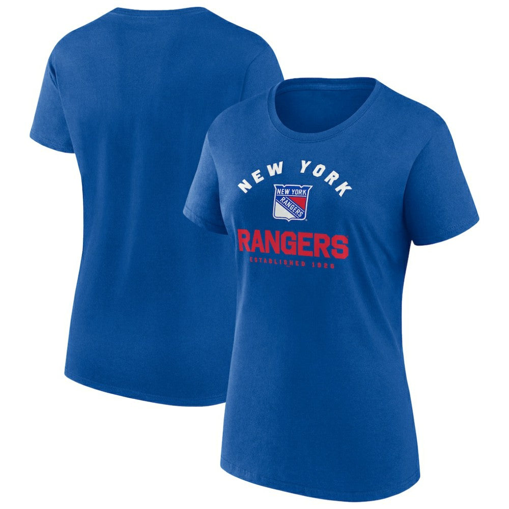 New York Rangers Logo Athletic Women's Unrivaled T-Shirt Online