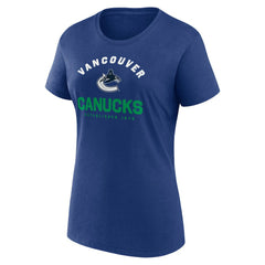 Vancouver Canucks Logo Athletic Women's Unrivaled T-Shirt Outlet