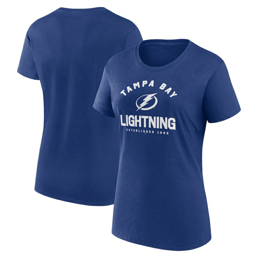 Tampa Bay Lightning Logo Athletic Women's Unrivaled T-Shirt Sale