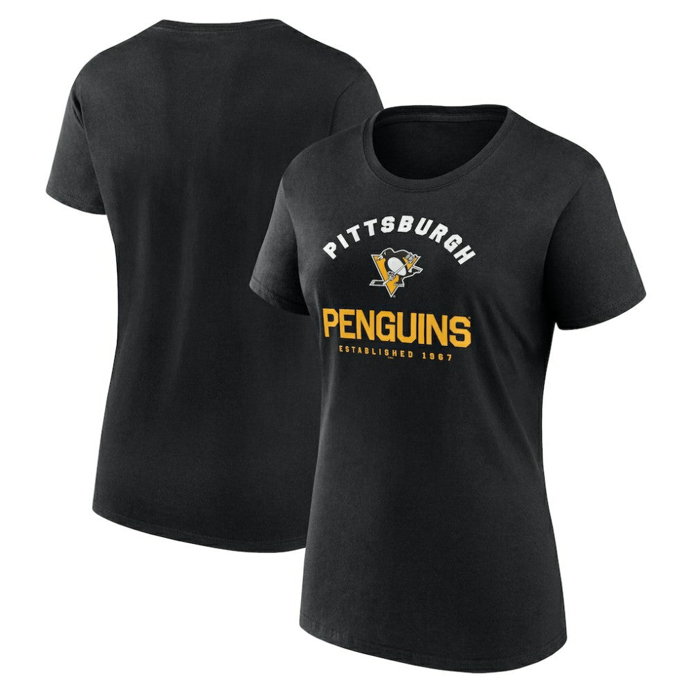 Pittsburgh Penguins Logo Athletic Women's Unrivaled T-Shirt On Sale