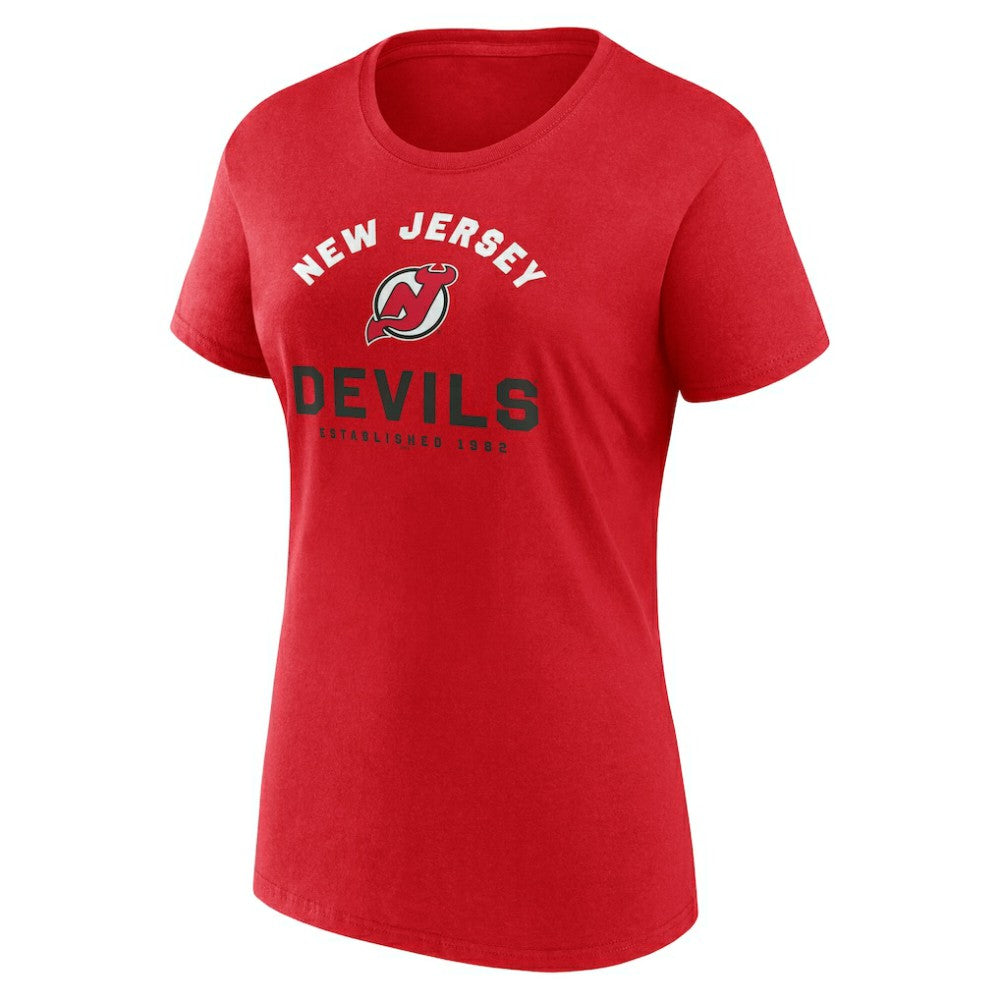 New Jersey Devils Logo Athletic Women's Unrivaled T-Shirt For Sale