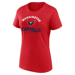 Washington Capitals Logo Athletic Women's Unrivaled T-Shirt Discount