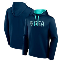 Seattle Kraken Logo Athletic Head Start Pullover Hoodie Discount