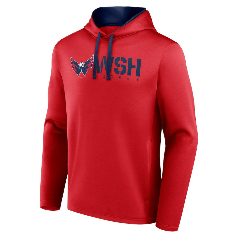 Washington Capitals Logo Athletic Head Start Pullover Hoodie Outlet