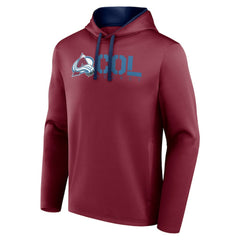Colorado Avalanche Logo Athletic Head Start Pullover Hoodie For Sale