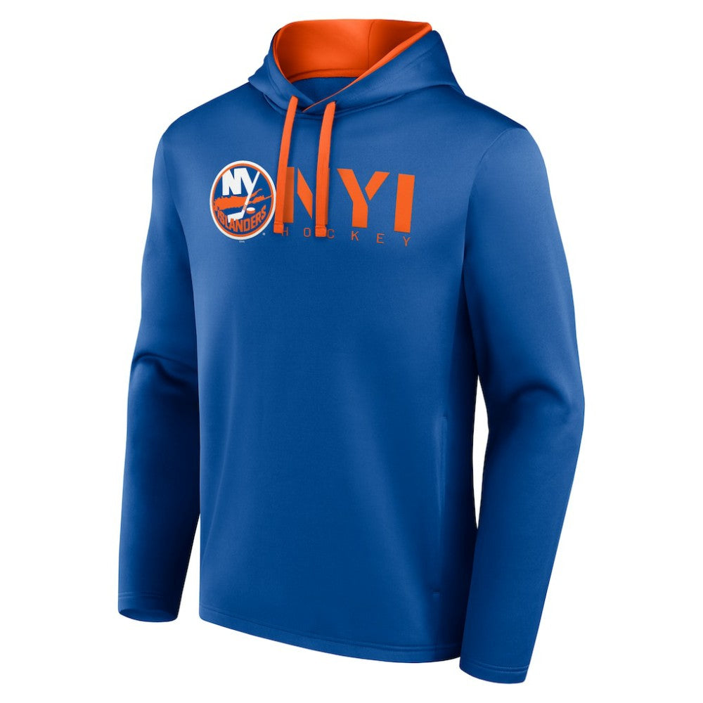 New York Islanders Logo Athletic Head Start Pullover Hoodie Outlet