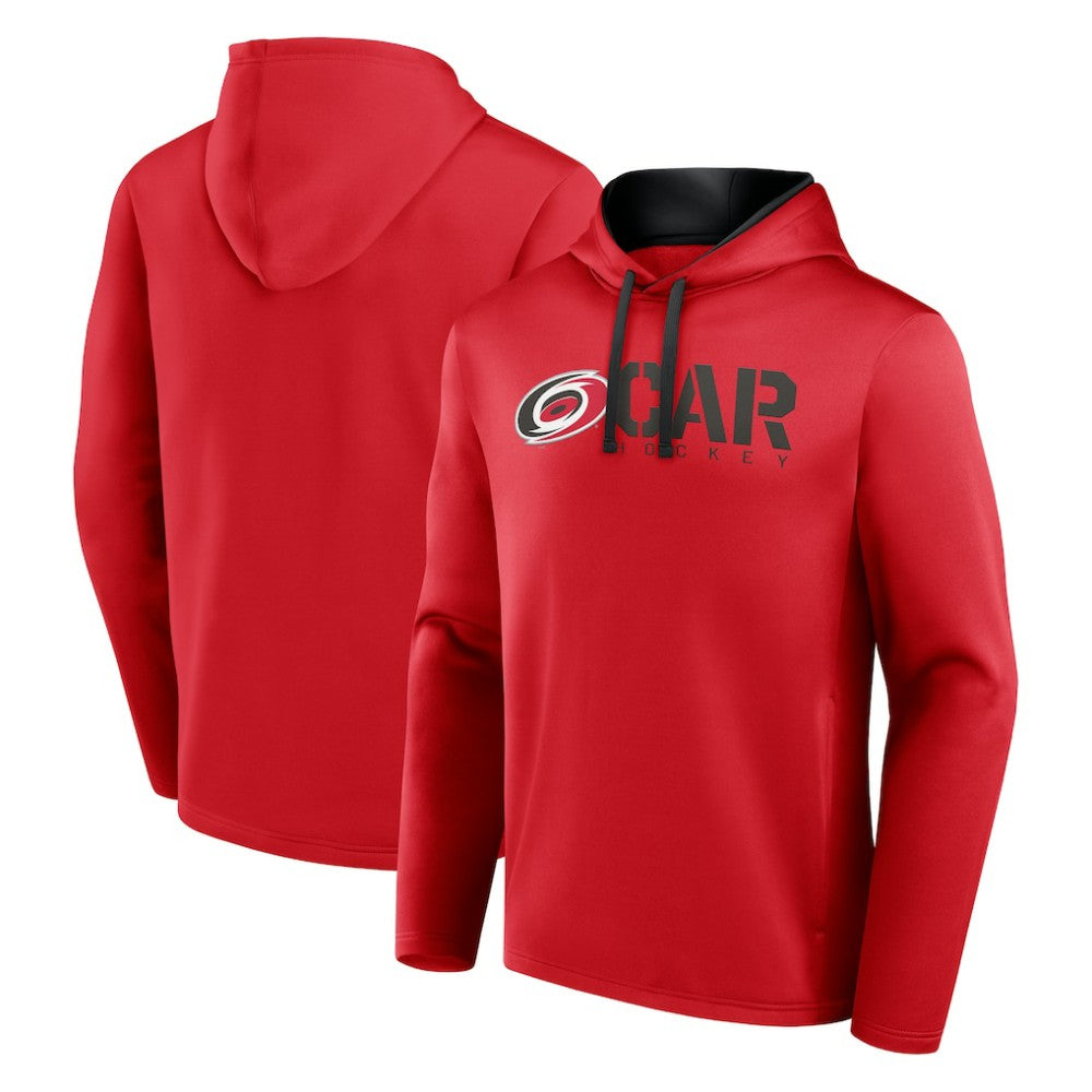 Carolina Hurricanes Logo Athletic Head Start Pullover Hoodie Outlet