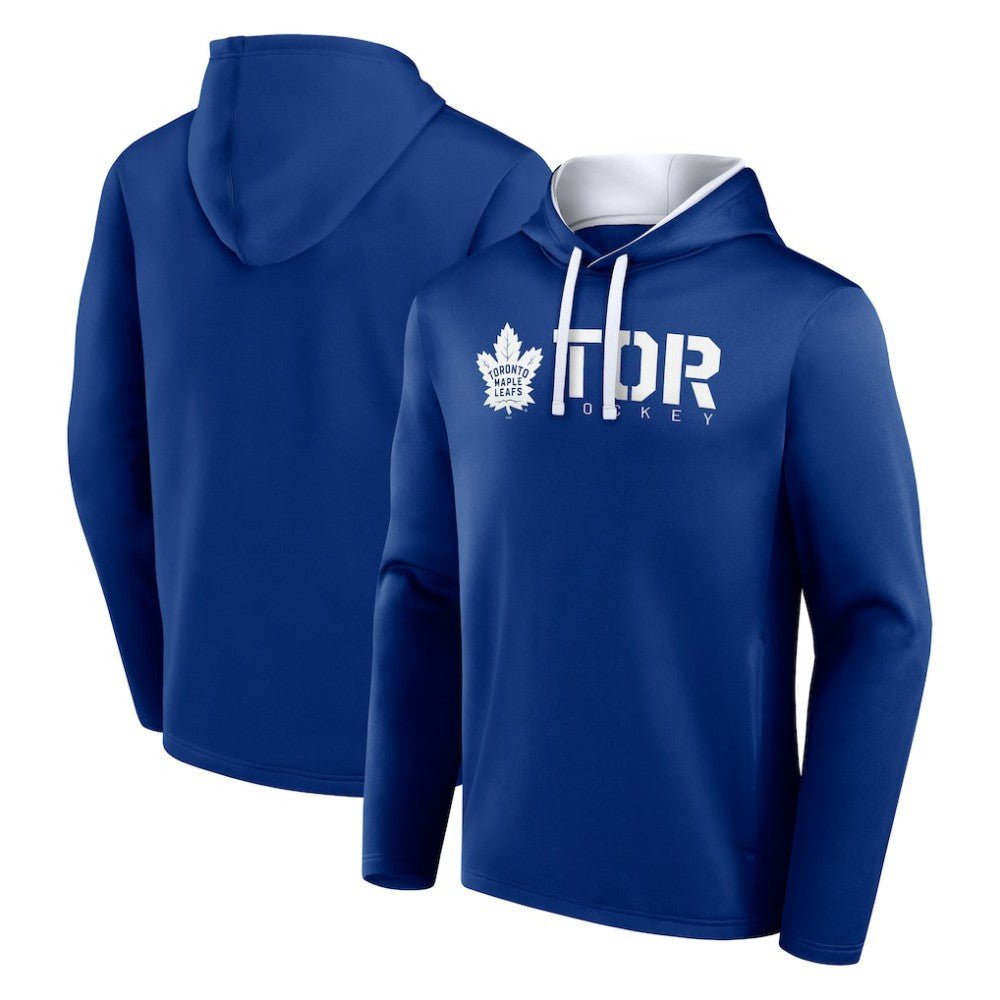 Toronto Maple Leafs Logo Athletic Head Start Pullover Hoodie For Sale