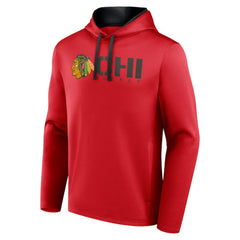 Chicago Blackhawks Logo Athletic Head Start Pullover Hoodie For Sale