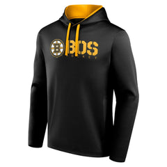 Boston Bruins Logo Athletic Head Start Pullover Hoodie Discount