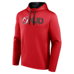 New Jersey Devils Logo Athletic Head Start Pullover Hoodie Outlet