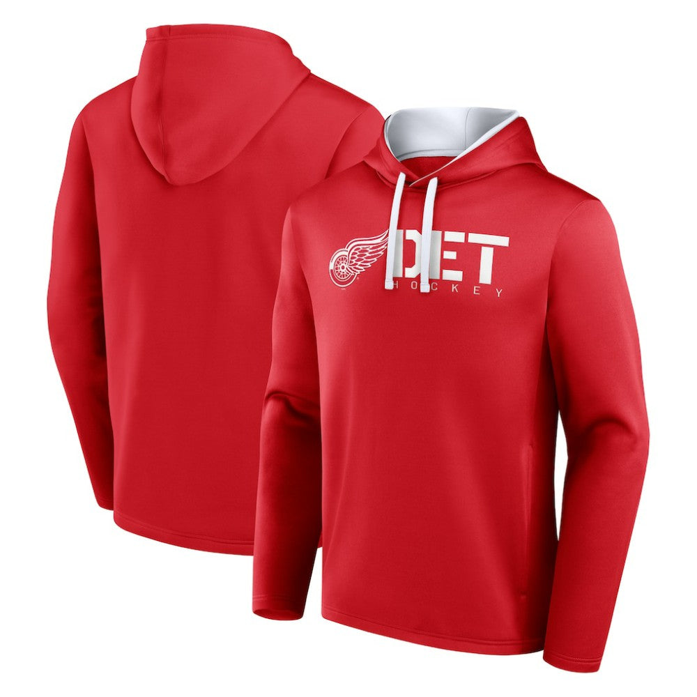 Detroit Red Wings Logo Athletic Head Start Pullover Hoodie Discount