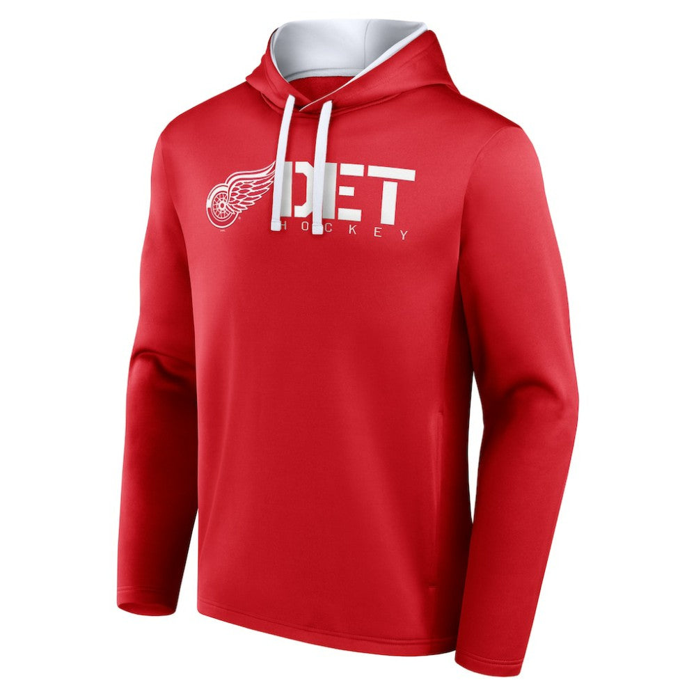 Detroit Red Wings Logo Athletic Head Start Pullover Hoodie Discount