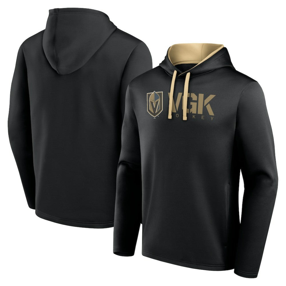 Vegas Golden Knights Logo Athletic Head Start Pullover Hoodie On Sale