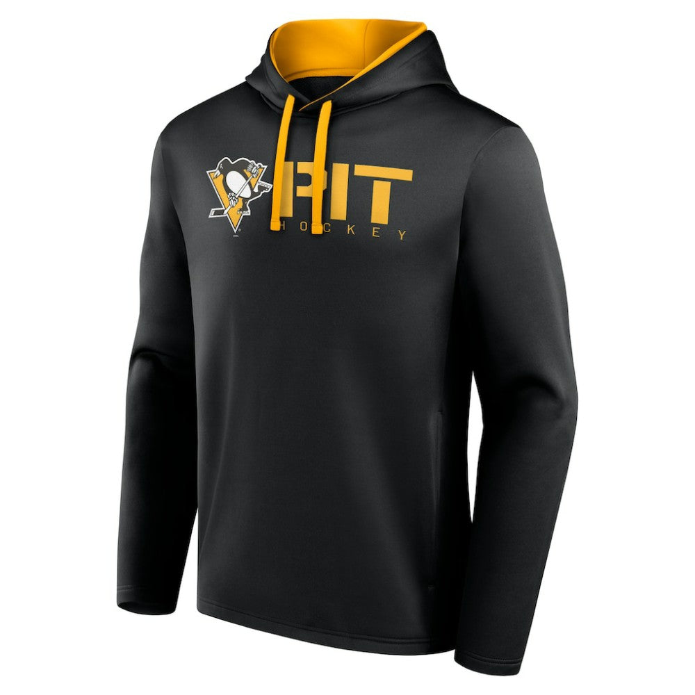 Pittsburgh Penguins Logo Athletic Head Start Pullover Hoodie Online