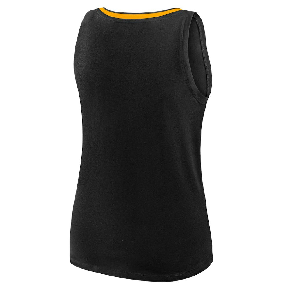 Boston Bruins Logo Athletic Women's Stellar Win V-Neck Tank Top Discount