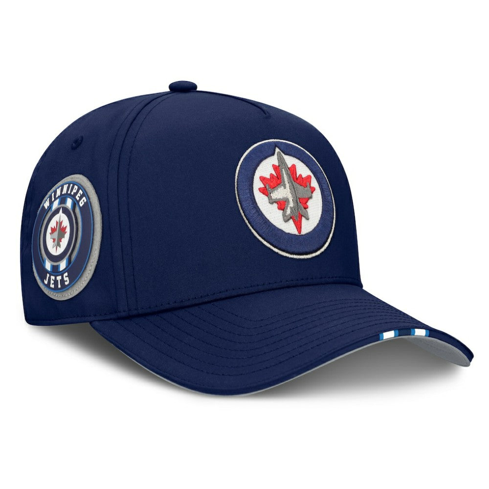 Winnipeg Jets Fanatics 2025 NHL Draft Authentic Pro On-Stage Podium A-Frame Adjustable Hat Sale