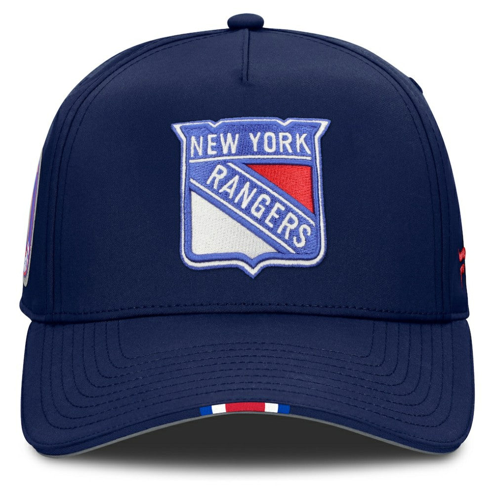 New York Rangers Fanatics 2025 NHL Draft Authentic Pro On-Stage Podium A-Frame Adjustable Hat Outlet