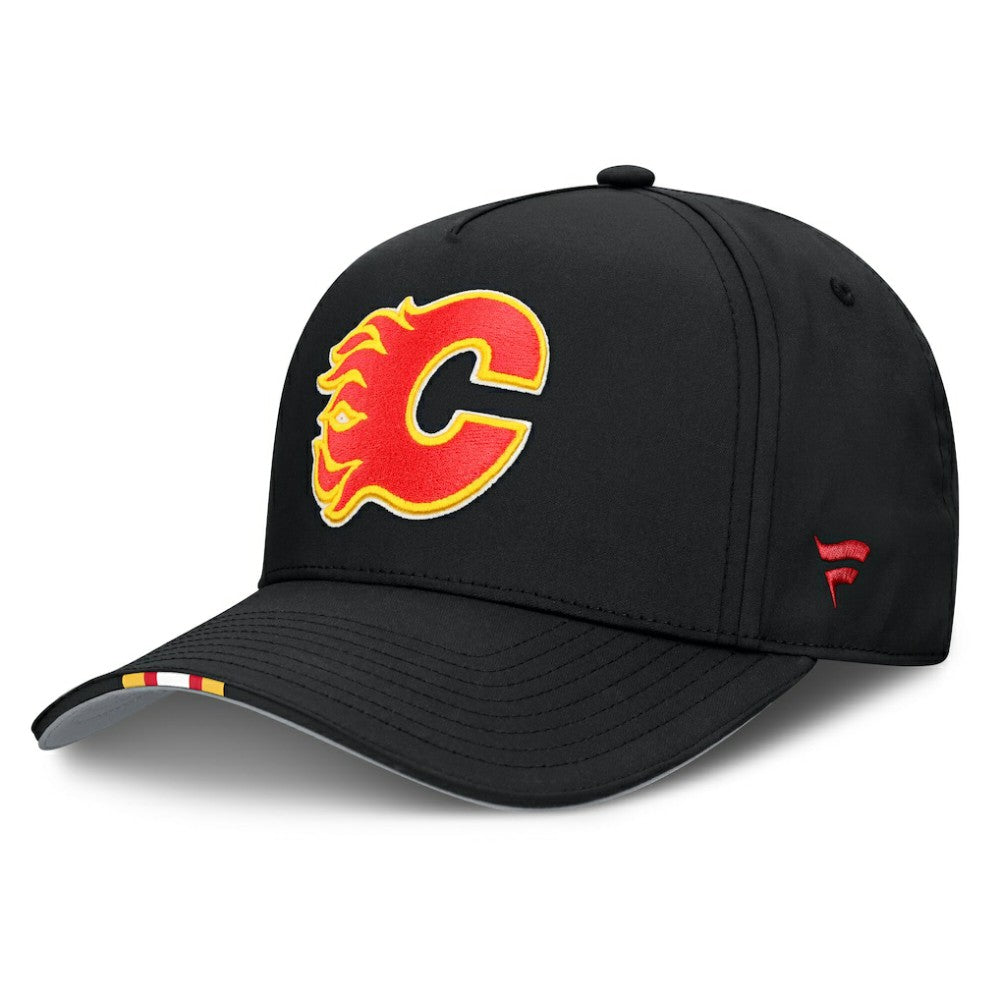 Calgary Flames Fanatics 2025 NHL Draft Authentic Pro On-Stage Podium A-Frame Adjustable Hat On Sale