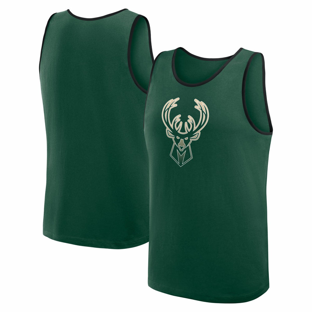 Milwaukee Bucks Logo Athletic Unmatched Success Tank Top Discount